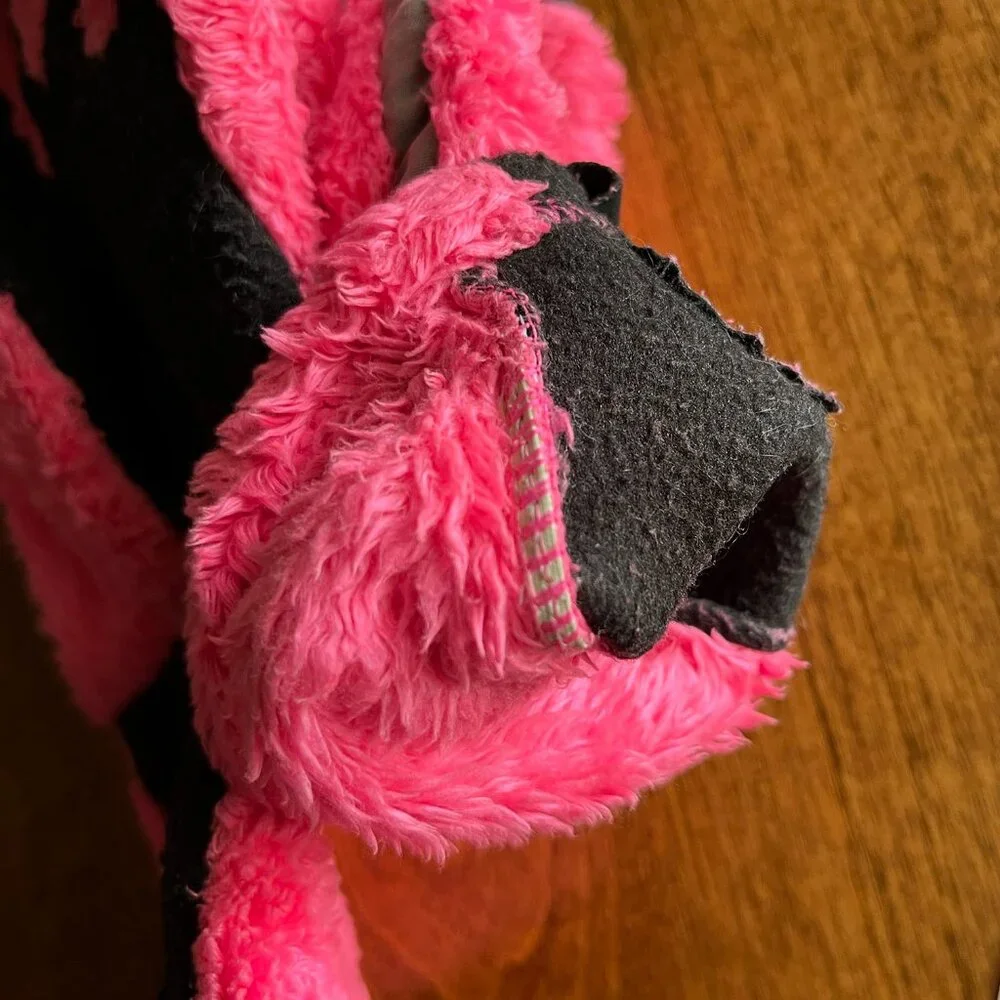 The North Face pink fleece gloves S 6-7
